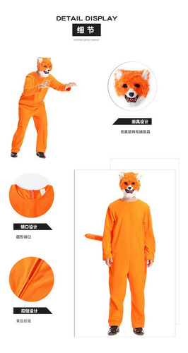 Sly Mr. Fox Cos Costumes Fox Dress Up Acting Costumes