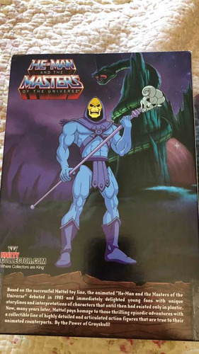 Skeletor Filmation 2.0 Mattel He-man Classics Nuevo Impecabl