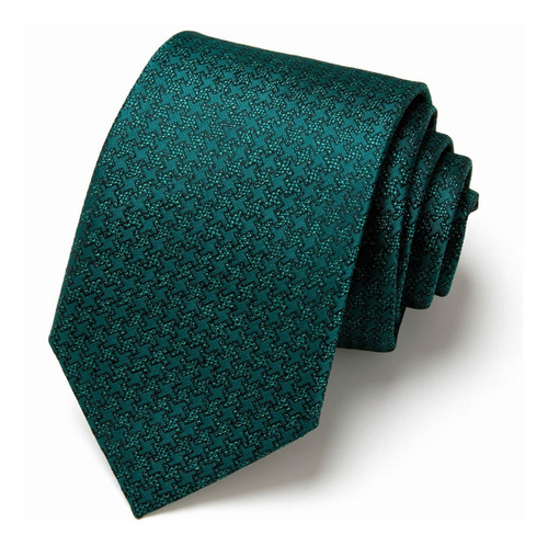 Corbatas Para Hombre Pañuelo Gemelos Pisacorbata De Color Verde