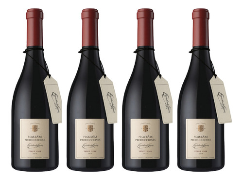 Vino Escorihuela Pequeñas Producciones Pinot Noir X4 750ml.