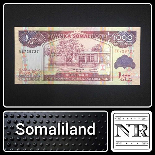 Imagen 1 de 4 de Somalilandia Año 2014 - Africa - 1.000 Shillings - Unc