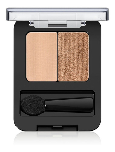 Eyeshadow Duo Jordana Sombra De Ojos Color 4 Bare And Bronze
