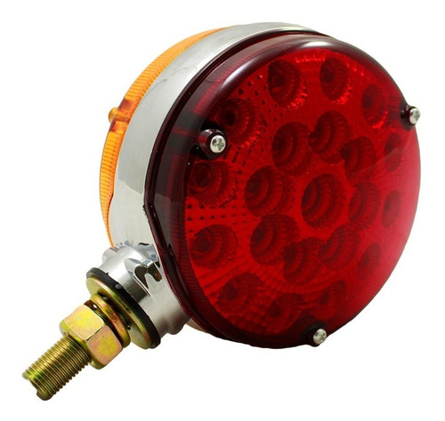 Foco Redondo Bicolor Led Mv Para Camión Estanque