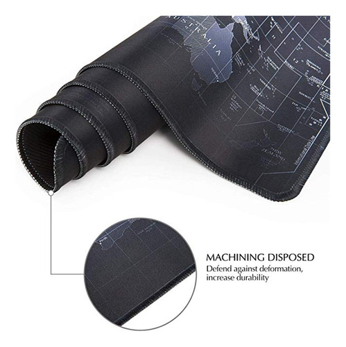 Yixinextended Gaming Mouse Pad, Base De Goma Sin Deslizamien