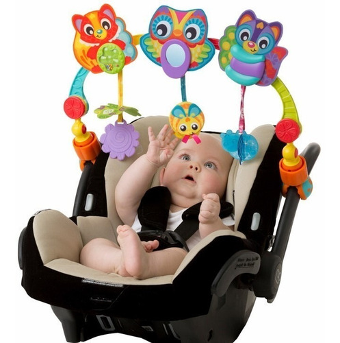 Imagen 5 de 7 de Arco Musical Bebe P/cochecito Huevito Tropical Playgro 6986