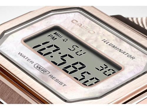 Imagen 5 de 10 de Reloj Casio Premium Vintage Perla A1000mcg-9
