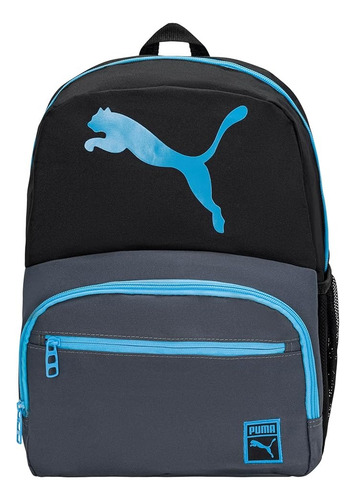 Mochila Puma Casual Backpack Evercat Cyclone Color Negro Diseño de la tela Liso