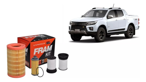 Kit 4 Filtros Chevrolet S10 2.8 Duramax Nueva Fram 