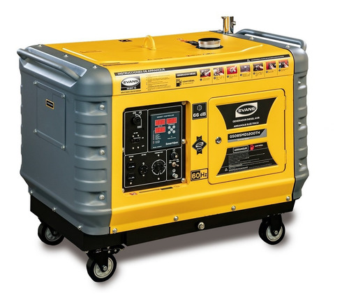 Imagen 1 de 1 de Generador Silencioso Monofasico 8.5 Kw Motor Diesel Thuder