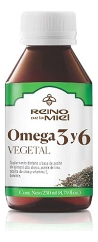 Omega 3 Y 6 Vegetal Bebible X250ml Reino