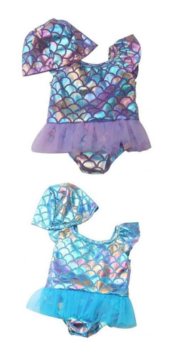 Hermosos Trajes De Baño De Lentejuelas Para Muñecas