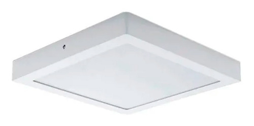 Panel Plafon Led 6w Blanco Frio Aplicar Cuadrado