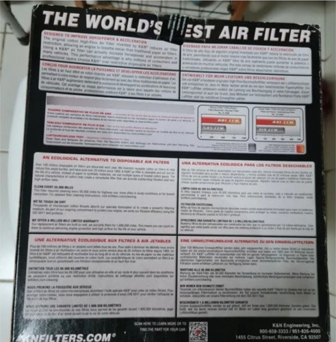 Filtro De Ar K&n 33-2849