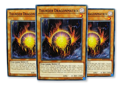 Yugi-oh! Thunder Dragonmatrix Mp19-en166 Comun