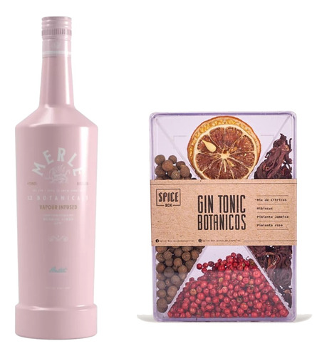 Combo Gin Tonic Merle + Kit Botanicos Spice - Gobar®