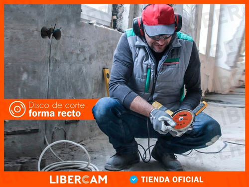 Imagen 5 de 10 de Disco Diamantado Para Amoladora Angular 115mm Continuo