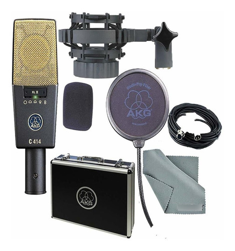 Microfono Condensador Diafragma Multipatron Cable Xlr 20 Pie