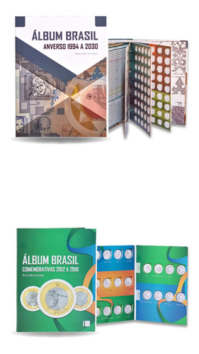 Álbum Brasil Anverso 1994 A 2030 + Álbum Olímpico Rio 2016