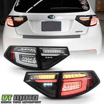 For 2008-2014 Subaru Impreza Wrx Hatchback Led Tail Ligh Yyk