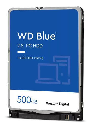 Disco Rígido Notebook Western Digital Blue 500gb 6gb/s Sata3