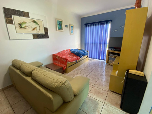 Imagem 4 de 13 de V234 Apto 1-dorm, Com Sacada, Todo Mobiliado, 200mts P/ Mar.