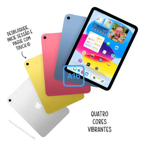 Apple iPad 11 A16 128gb 11 Poleg Wi-fi 6 Novo Garantia 1 Ano