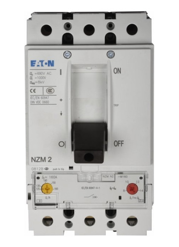 Circuit Breaker Eaton/moeller.. Nzmb2-a160  Interruptor