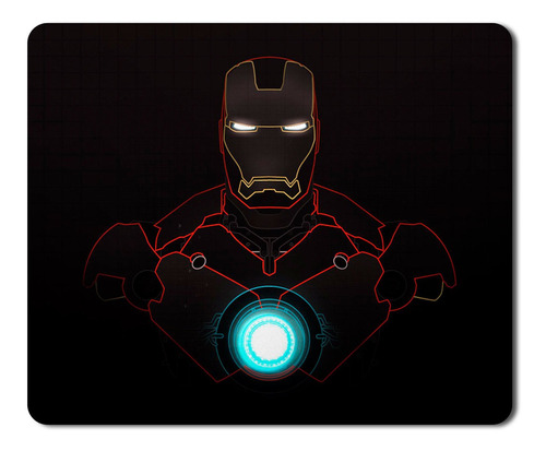 Mouse Pad Iron Man Luz 2