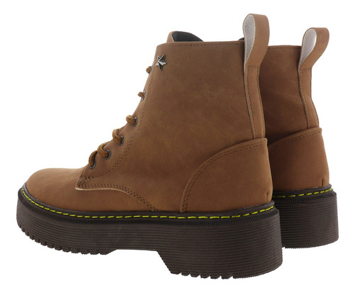 Imagen 4 de 4 de Botines Combate De Plataforma Chunky Moda Mujer Dama Erez