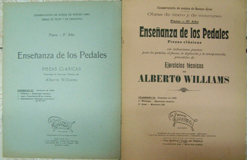 Imagen 4 de 7 de Enseñanza De Los Pedales * Alberto Williams * 11 Cuadernos *
