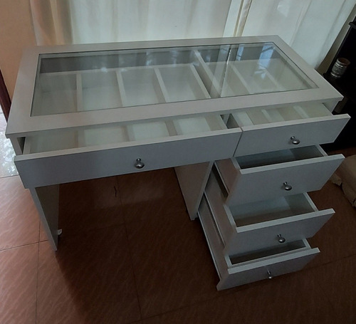Imagen 6 de 10 de Maquillador Tocador Alto 70cm Largo 90cm Prof 45cm