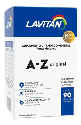 Lavitan Mais A-z Com 90 Comprimidos