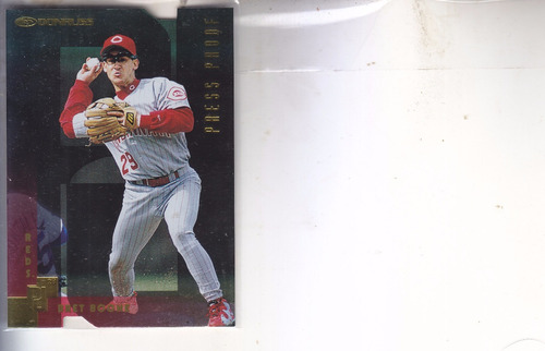 1997 Donruss Gold Press Proof Dc Bret Boone 2b Reds /500