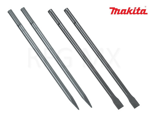 Kit Cincel Punta + Cincel Plano Sds-max 1'' X 18' Makita 4pz