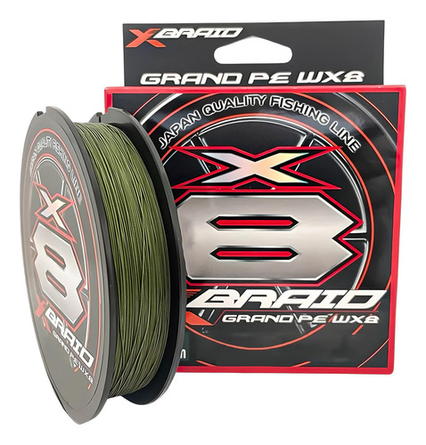 Linha Multifilamento Grand Pe Wx8 0,27mm 40lbs 300m - X-braid