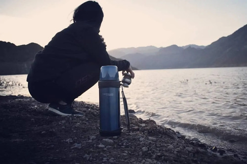Termo Thermos Bra-1000 Acero Inoxidable Tapón Rosca 1l