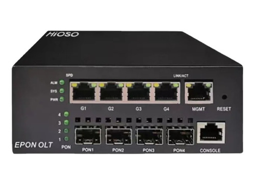 Mini Epon Olt Web Snmp De 4 Pines, Compatible Con Fiber Home