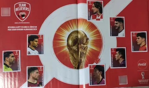 Laminas Completas Coca Cola Álbum Panini Fifa Mundial 2022