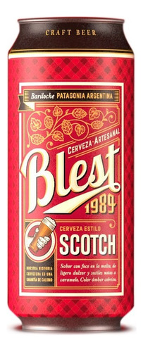 Cerveza Blest Scotch lata 473cc