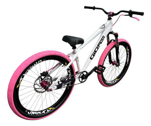 Bicicleta Gios 4trix Branca/rosa 26 Single Wheeling/grau