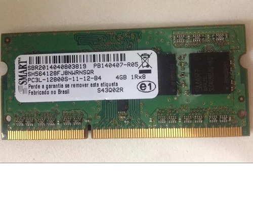 Memória 4gb Ddr3 10600mhz Notebook Smart Original Pc3l