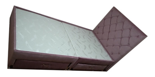 Base Cama Con Cajones Y Espaldar
