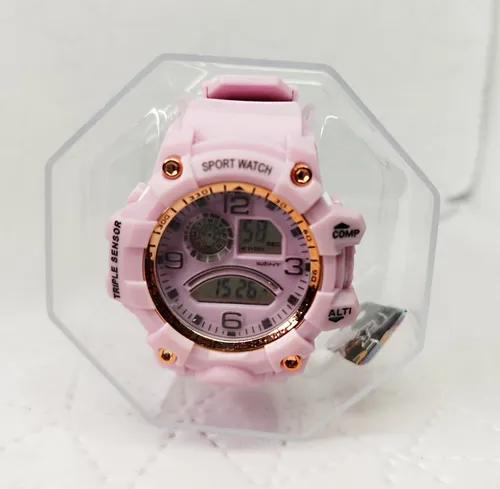 Reloj Deportivo Para Mujer Reloj Con Luz Resistente Al Agua - $ 49.999