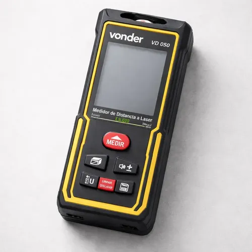 Medidor Laser 50m Com Memória Área Volume Vonder VD050