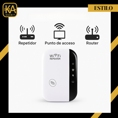 Repetidor amplificador De Señal Wifi Extender Access Point 300mbps 2.4ghz