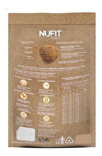 Imagen 3 de 6 de Croqueta Alimento Perro Adulto Premium Nufit By Nupec 8kg