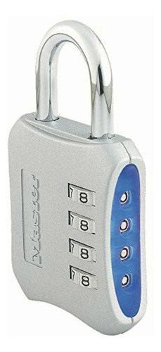 Master Lock 653d Locker Candado Combinación Color Gris