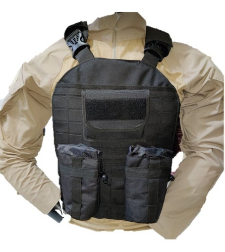 Chaleco Para Airsoft / Gotcha Con Placas De Esponja Con Acce