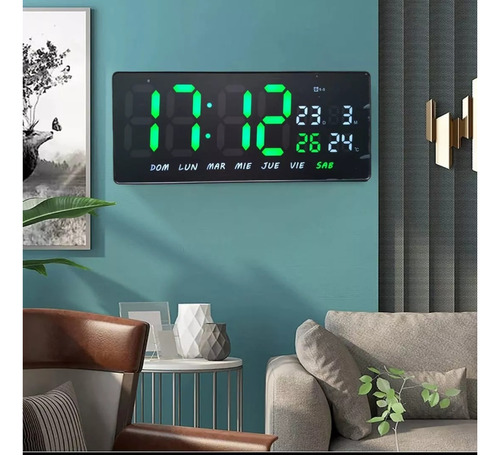 Reloj De Pared Led Digital C/calendario ,fecha ,temperatur