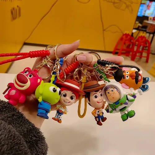 S1 Hh Keychain Rt W Q.set 6 Da Coleção Toy Story Pixar